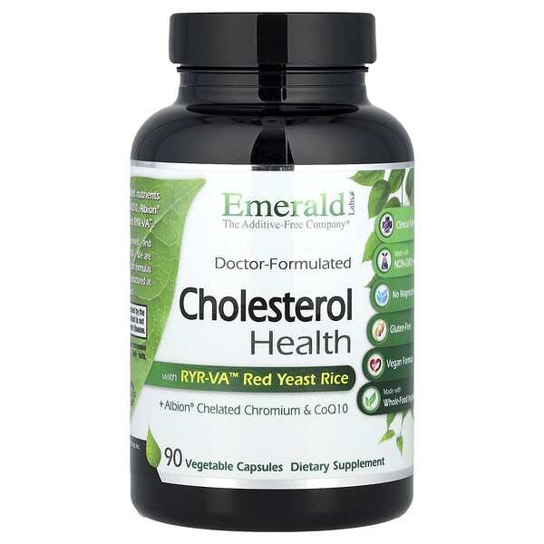 emr00225_v_49.jpg Cholesterol Health, 90 капсул в растительной оболочке — Emerald Laboratories