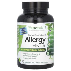 Allergy Health, средство от аллергии, 90 растительных капсул — Emerald Laboratories