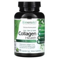 Collagen Health для мужчин и женщин, 90 растительных капсул — Emerald Laboratories