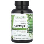 PureWay-C + R-альфа-липоевая кислота, 500 мг, 90 вегетарианских капсул (250 мг в 1 капсуле) — Emerald Laboratories