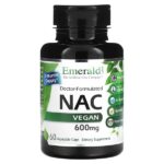 NAC для веганов, 600 мг, 60 растительных капсул — Emerald Laboratories