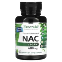 NAC для веганов, 600 мг, 60 растительных капсул — Emerald Laboratories
