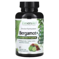 бергамот+, 60 растительных капсул — Emerald Laboratories