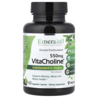 VitaCholine®, 60 растительных капсул (275 мг на капсулу) — Emerald Laboratories
