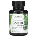 CoQ10, 200 мг, 30 растительных капсул — Emerald Laboratories