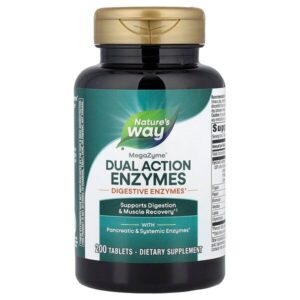 MegaZyme®, ферменты двойного действия, 200 таблеток — Nature's Way
