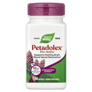 Petadolex®, Pro-Active, 50 мг, 60 капсул — Nature's Way