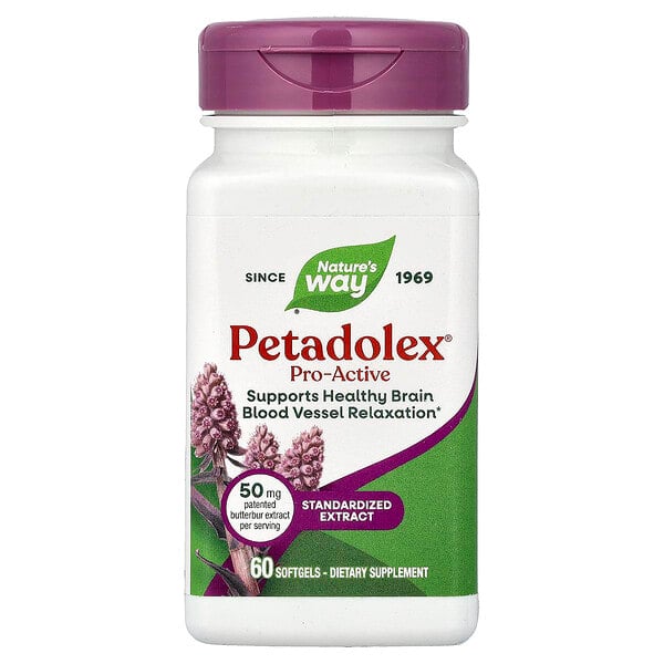 emt04806_v_66.jpg Petadolex®, Pro-Active, 50 мг, 60 капсул — Nature's Way