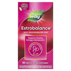 EstroBalance с поглощаемым комплексом BR-DIM, 60 таблеток — Nature's Way