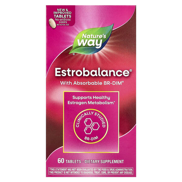 emt05336_v_83.jpg EstroBalance с поглощаемым комплексом BR-DIM, 60 таблеток — Nature's Way