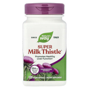 Super Milk Thistle®, 120 веганских капсул — Nature's Way