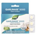 Garlinase® 5000, экстракт чеснока, 320 мг, 30 веганских таблеток с кишечнорастворимой оболочкой — Nature's Way