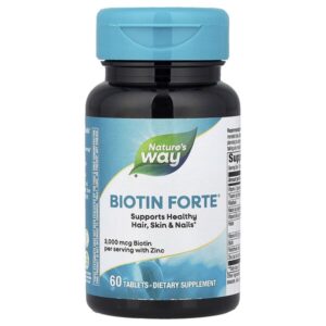 Biotin Forte® с цинком, 60 таблеток — Nature's Way