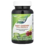 Tart Cherry, Ultra Chewables, вишня, 90 жевательных таблеток (400 мг в одной таблетке) — Nature's Way