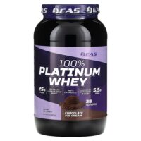100% Platinum Whey, шоколадное мороженое, 907 г (2 фунта) — EAS