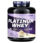 100% Platinum Whey, ванильное мороженое, 2,26 кг (5 фунтов) — EAS