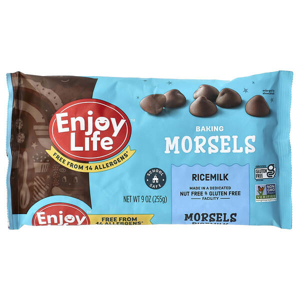 enj01345_v_2.jpg Baking Morsels, рисовое молоко, 255 г (9 унций) — Enjoy Life Foods
