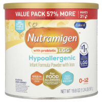 Nutramigen™ с пробиотиком LGG®, гипоаллергенный, для детей 0–12 месяцев, 561 г (19,8 унции) — Enfamil