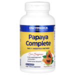 Papaya Complete, папайя и мята, 240 таблеток — Enzymedica
