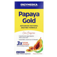 Papaya Gold, папайя и мята, 60 таблеток — Enzymedica