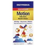 Motion, магний, 60 капсул (350 мг в 1 капсуле) — Enzymedica