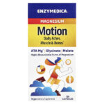 Motion, магний, 120 капсул (350 мг в 1 капсуле) — Enzymedica