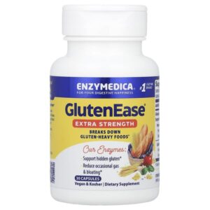 GlutenEase®, 30 капсул — Enzymedica