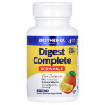 Chewable Digest, апельсин, 30 жевательных таблеток — Enzymedica