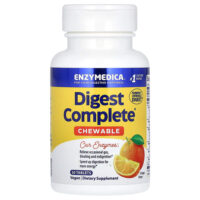 Chewable Digest, апельсин, 30 жевательных таблеток — Enzymedica