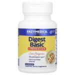 Digest Basic®, с пробиотиками, 30 капсул — Enzymedica