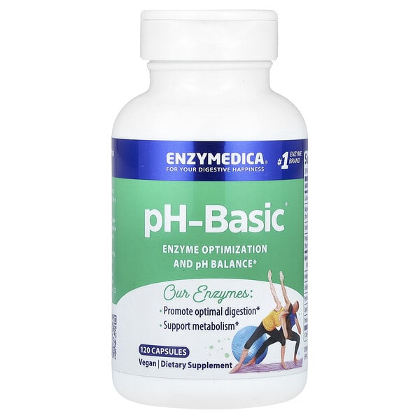enz23110_v_21.jpg pH-Basic, баланс, 120 капсул — Enzymedica
