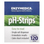 pH-Strips, pH-полоски, прибл. 120 тестов — Enzymedica