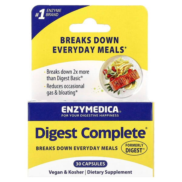 enz98113_v_56.jpg Digest, комплексная ферментная формула, 30 капсул — Enzymedica