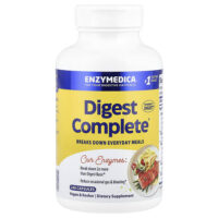 Digest, полная формула ферментов, 240 капсул — Enzymedica