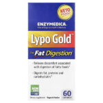 Lypo Gold™, добавка для переваривания жиров, 60 капсул — Enzymedica