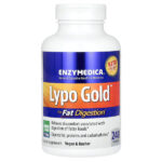 Lypo Gold, добавка для переваривания жиров, 240 капсул — Enzymedica