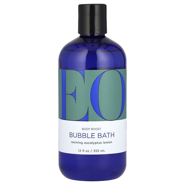 eop03115_v_8.jpg Пена для ванны Body Boost, восстанавливающий эвкалипт и лимон, 355 мл (12 жидк. унц.) — EO Products