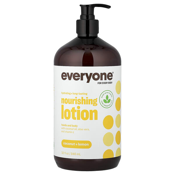 eop04083_v_29.jpg Everyone Lotion, лосьон 3 в 1, кокос и лимон, 946 мл (32 жидк. унции) — Everyone