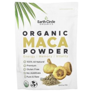 сырой органический порошок маки, 454 г (16 унций) — Earth Circle Organics