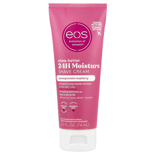 eos01119_v_8.jpg Shea Better, 24H Moisture Cream, крем для бритья, гранат и малина, 74 мл (2,5 жидк. унции) — EOS