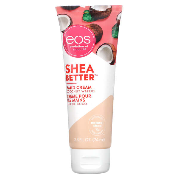 eos70025_v_10.jpg Shea Better™, крем для рук, кокосовая вода, 74 мл (2,5 жидк. Унции) — EOS
