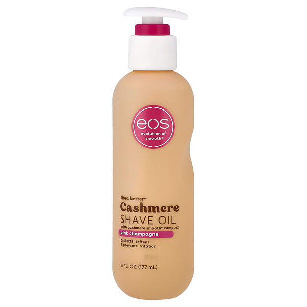eos71420_v_8.jpg Shea Better™, кашемировое масло для бритья, розовое шампанское, 177 мл (6 жидк. унций) — EOS