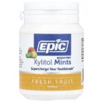 Ксилитоловая мята, без сахара, свежие фрукты, 180 шт. — Epic Dental