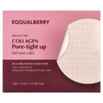 Bouncy Day, Collagen Pore-Tight Up, гелевые тонизирующие диски, с коллагеном, 60 шт. — EQQUALBERRY — изображение 2