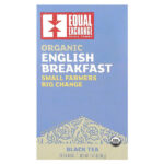 Organic English Breakfast, черный чай, 20 чайных пакетиков, 40 г (1,41 унции) — Equal Exchange