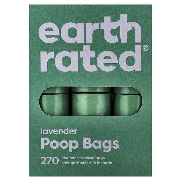 erd00012_v_57.jpg пакеты для уборки за собаками, лаванда, 270 пакетов — Earth Rated