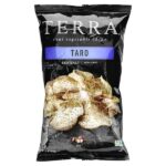 настоящие овощные чипсы, таро, морская соль, 141 г (5 унций) — Terra