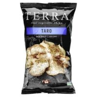 настоящие овощные чипсы, таро, морская соль, 141 г (5 унций) — Terra