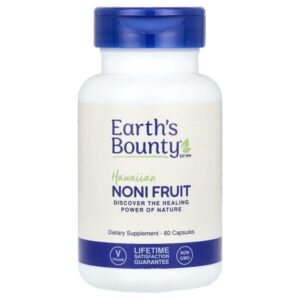 Плоды гавайского нони, 60 капсул (500 мг в 1 капсуле) — Earth's Bounty