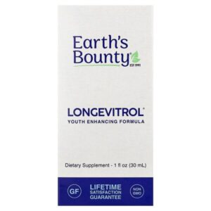 Longevitrol®, добавка для сохранения молодости, 30 мл (1 жидк. унция) — Earth's Bounty